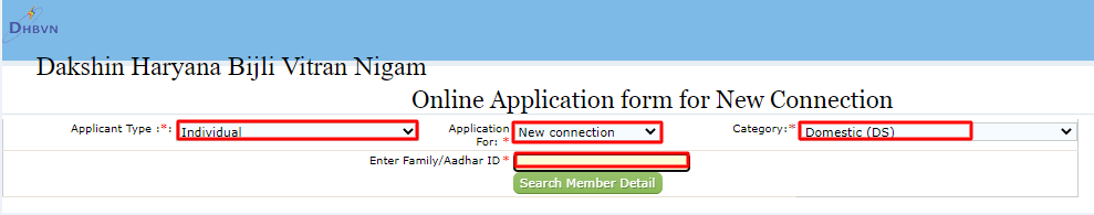 Apply Haryana New Bijli Connection