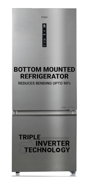 Haier 325 L 3 Star Frost Free Inverter Double Door Bottom Mount Refrigerator